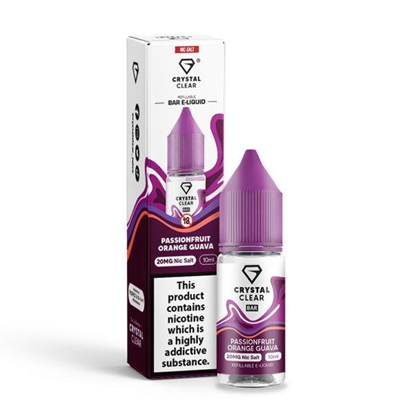Crystal Clear Bar Salt - Nic salt e-liquids