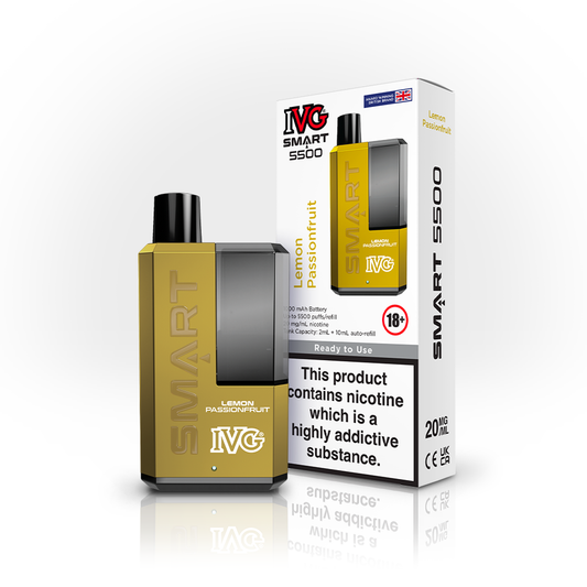 IVG Smart 5500 Disposable Vape - Emon Passion Fruit