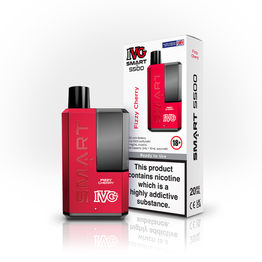 IVG Smart 5500 Disposable Vape - Fizzy Cherry