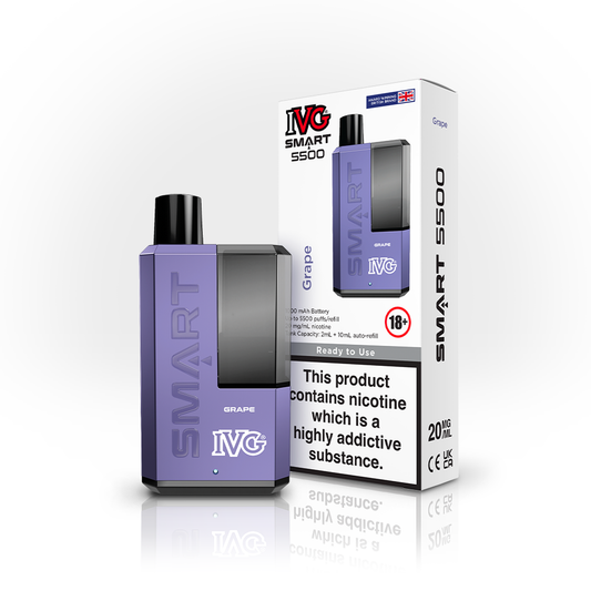 IVG Smart 5500 Disposable Vape - Grape