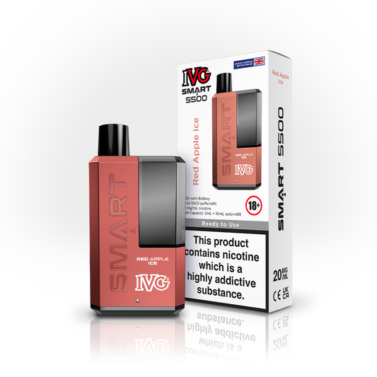 IVG Smart 5500 Disposable Vape - Red Apple Ice