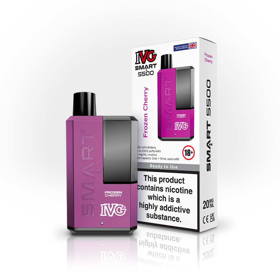 IVG Smart 5500 Disposable Vape - Frozen Cherry