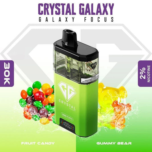 Crystal Galaxy Focus 30K Disposable Vape - Dual Flavor