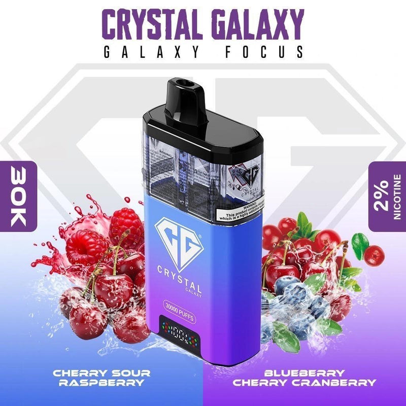 Crystal Galaxy Focus 30K Disposable Vape - Dual Flavor