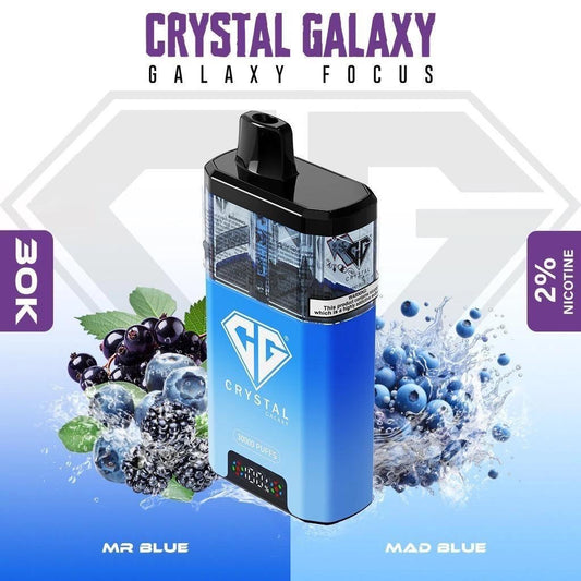 Crystal Galaxy Focus 30K Disposable Vape - Dual Flavor