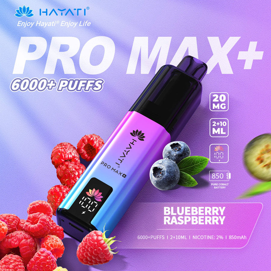 Hayati Pro Max + 6000 – Maximum Puffs, Ultimate Flavor!