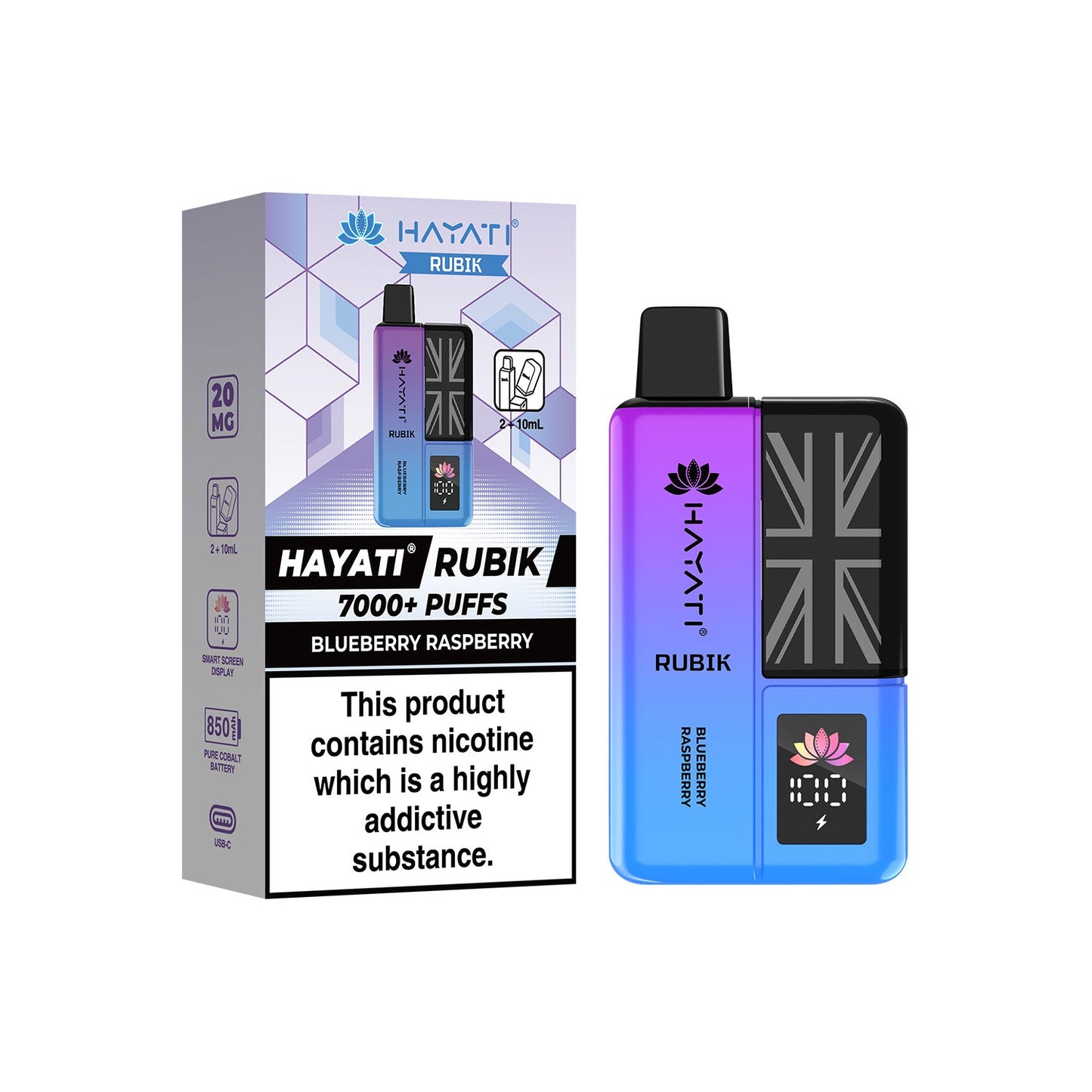 Hayati Rubik 7000 - Blueberry Raspberry