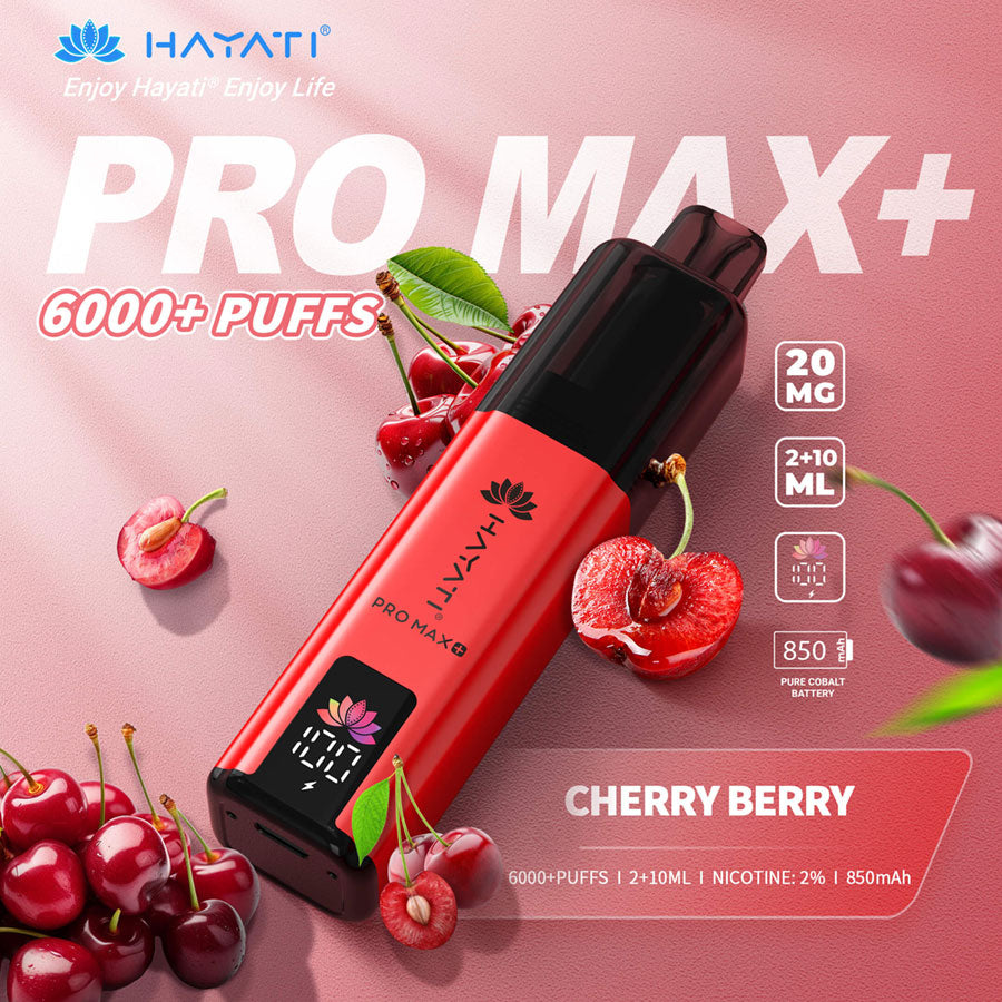 Hayati Pro Max + 6000 – Maximum Puffs, Ultimate Flavor!