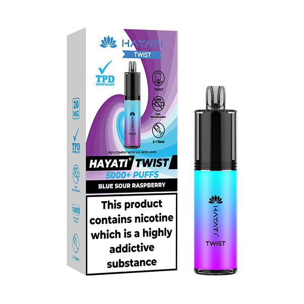 Hayati Twist 5000 - Blue Sour Raspberry