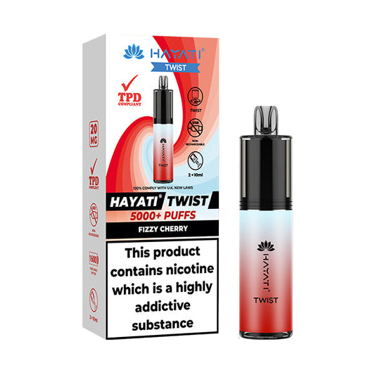 Hayati Twist 5000 - Fizzy Cherry