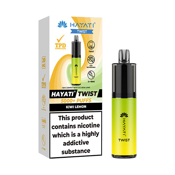 Hayati Twist 5000 - Kiwi Lemon