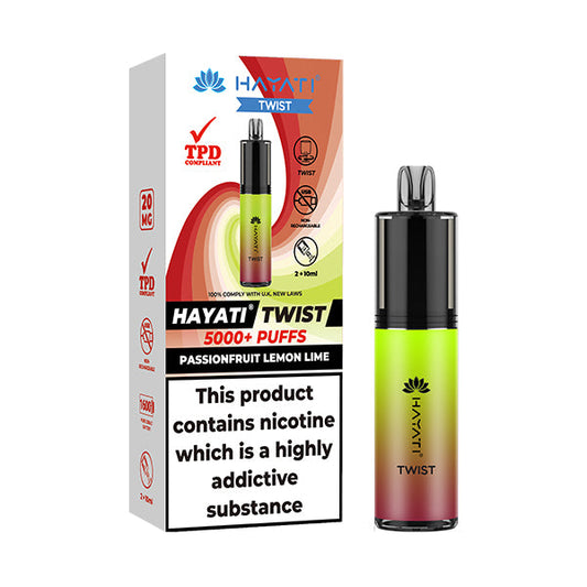 Hayati Twist 5000 - Passion Fruit Lemon Lime