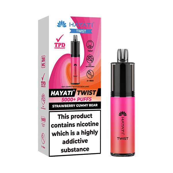 Hayati Twist 5000 - Strawberry Gummy Bear