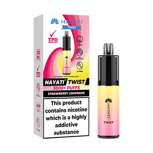 Hayati Twist 5000 - Strawberry Lemonade