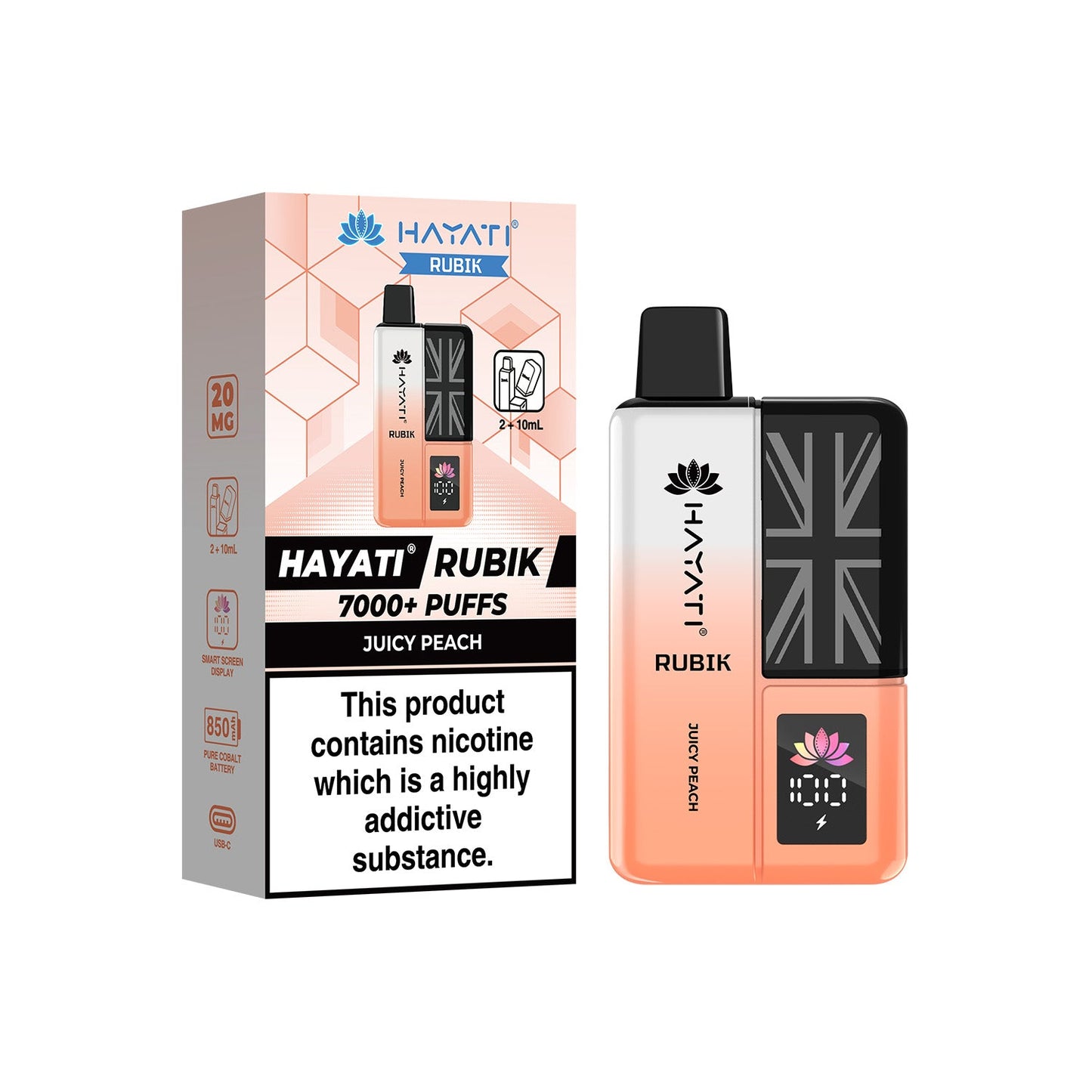 Hayati Rubik 7000 - Juicy Peach