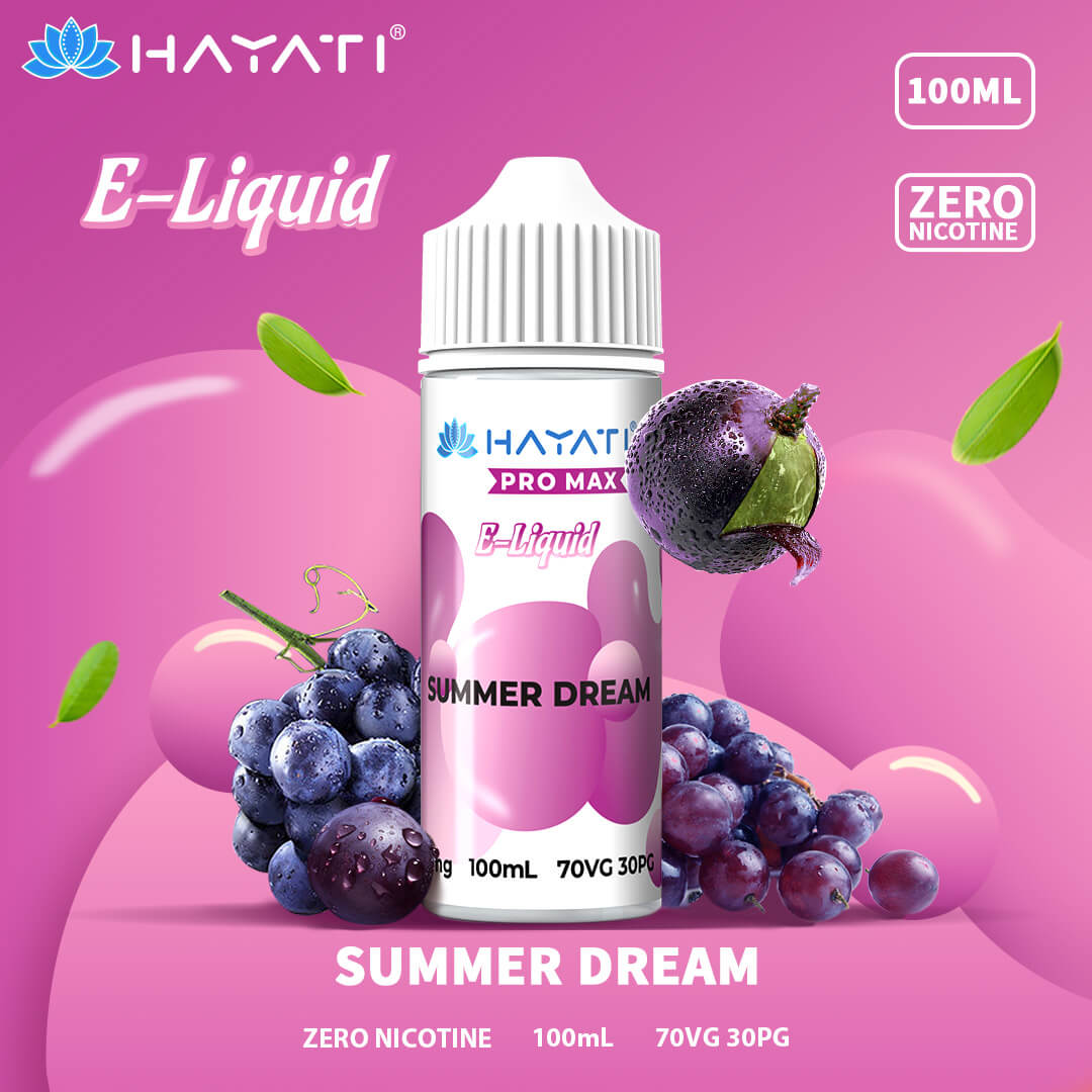 Hayati Pro Max E-Liquid – 100ml Short fill - Pure Flavor, Ultimate Clouds!