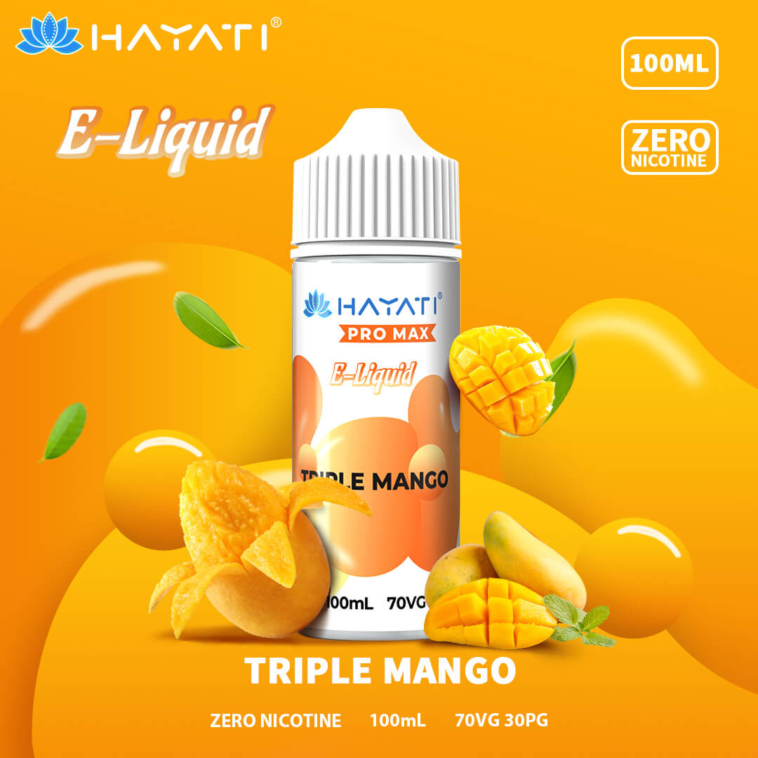 Hayati Pro Max E-Liquid – 100ml Short fill - Pure Flavor, Ultimate Clouds!