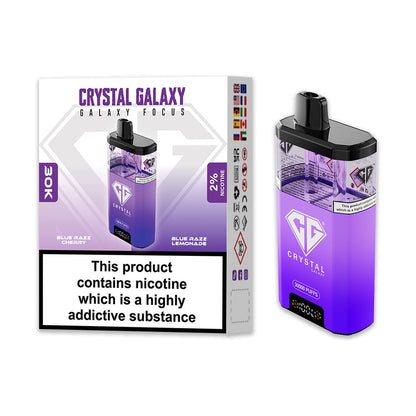 Crystal Galaxy Focus 30K Disposable Vape - Dual Flavor