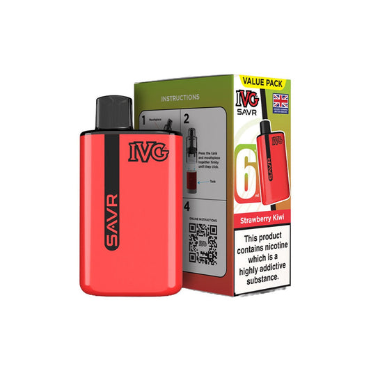 IVG SAVR 3000 Puff - Strawberry Kiwi