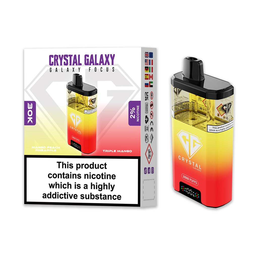 Crystal Galaxy Focus 30K Disposable Vape - Dual Flavor