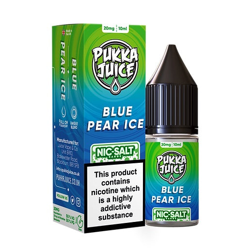 Blue Pear Ice Nic Salt E-Liquid by Pukka Juice