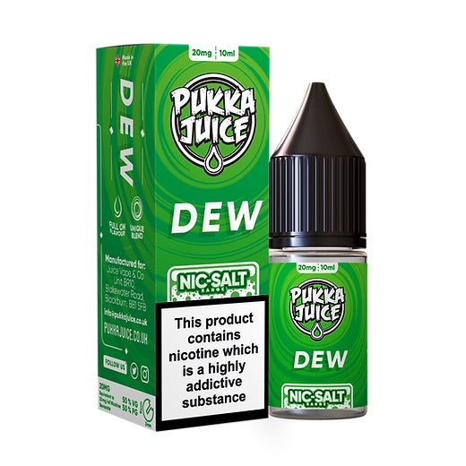 Dew Nic Salt E-Liquid By Pukka Juice