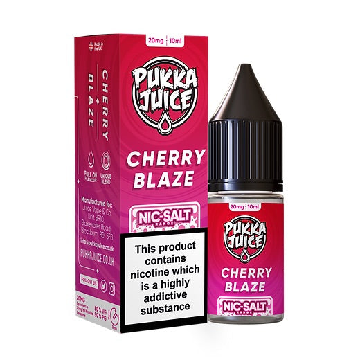 Cherry Blaze Nic Salt E-Liquid By Pukka Juice