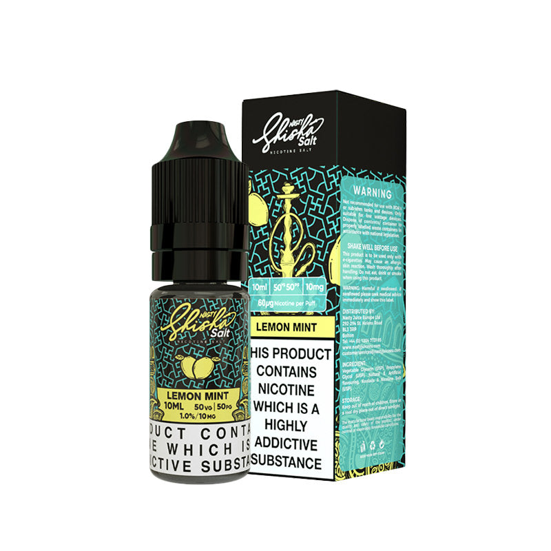 Lemon Mint Nic Salt E-Liquid By Nasty Juice