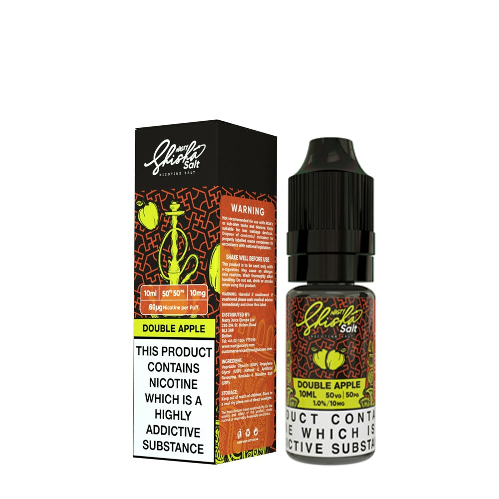 Double Apple Nic Salt E-Liquid By Nasty Juice