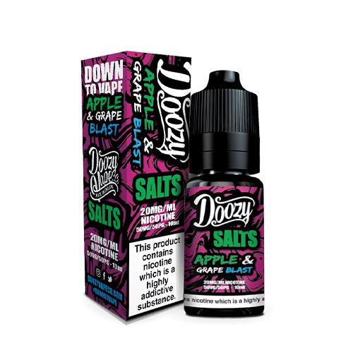 Apple & Grape Blast Nic Salt E-Liquid By Doozy