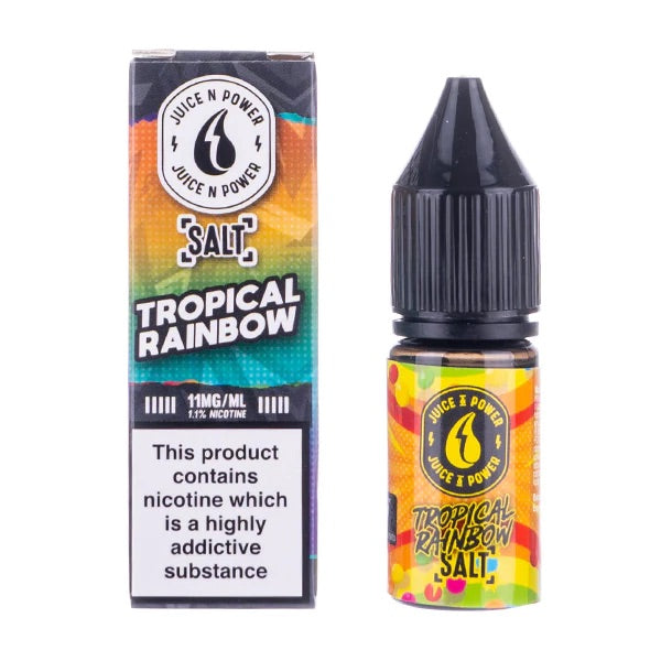 Tropical Rainbow Nic Salt E-Liquid By Juice N Power