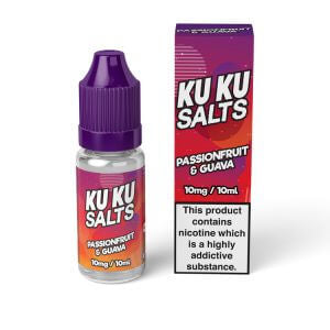 Passionfruit & Guava Nic Salt E-Liquid by Kuku Juice 10MG