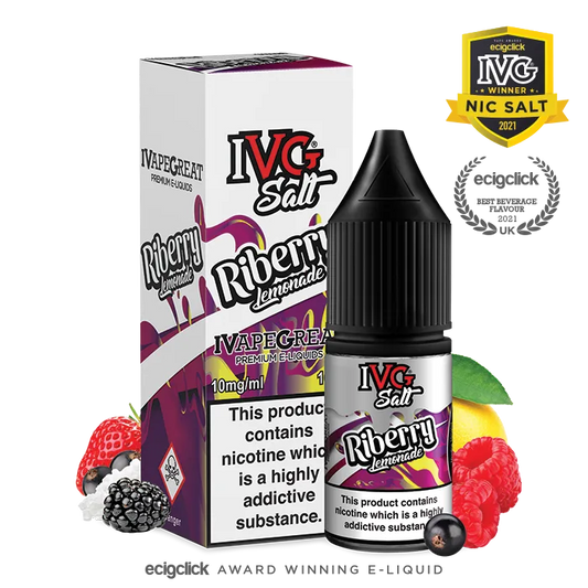 Riberry Lemonade Nic Salt E-Liquid By IVG