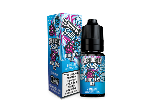 Doozy Seriously Salty Blue Razz Ice Nic Salt E-Liquid