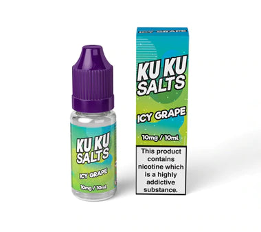 Icy Grape Nic Salt E-Liquid by Kuku Juice 10mg