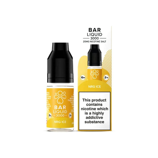 NRG Ice Nic Salt By Bar Liquid 3000