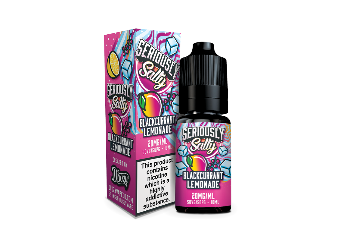 Doozy Seriously Salty Blackcurrant Lemonade Nic Salt E-Liquid