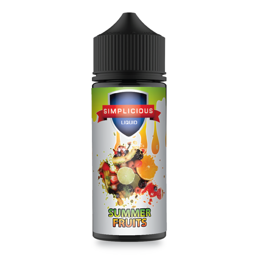 Simplicious Summer Fruits 100ml Shortfill E-Liquid