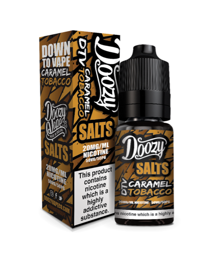 Caramel Tobacco Nic Salt E-Liquid By Doozy