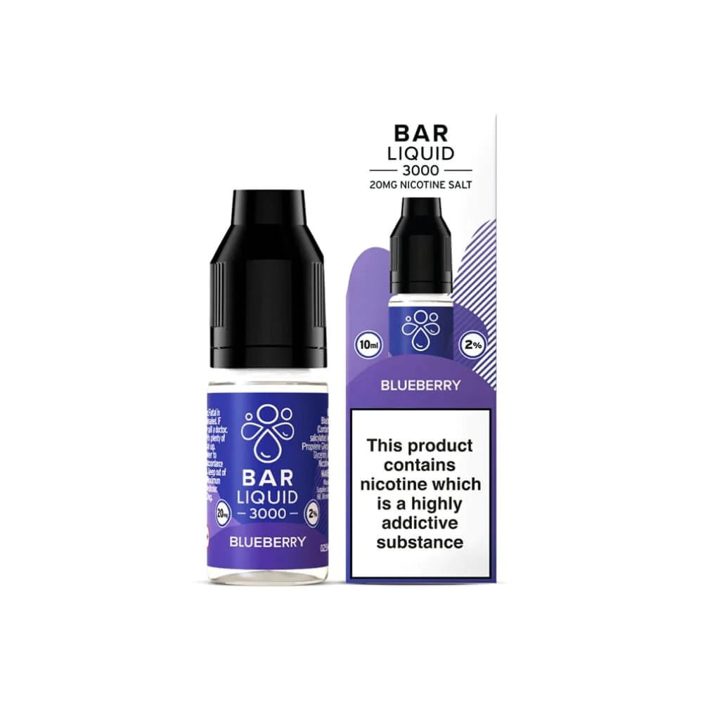 Blueberry Nic Salt By Bar Liquid 3000