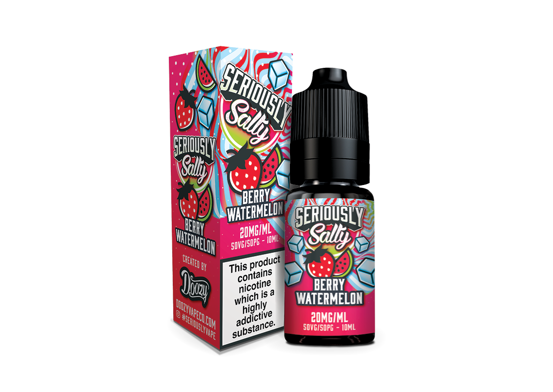 Doozy Seriously Salty Berry Watermelon Nic Salt E Liquid