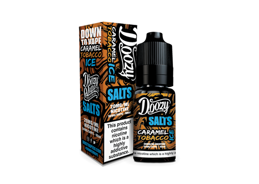 Caramel Tobacco Ice Nic Salt E-Liquid By Doozy