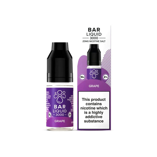 Grape Nic Salt By Bar Liquid 3000