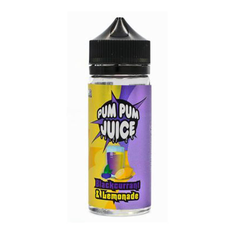 Pum Pum Juice Blackcurrant & Lemonade 100ml Shortfill E-Liquid