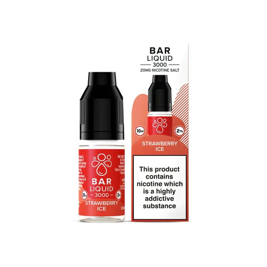 Strawberry Ice Nic Salt By Bar Liquid 3000