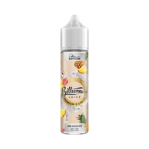 24K GOLD ICE BILLIONAIRE 50ML E-LIQUID SHORTFILLS