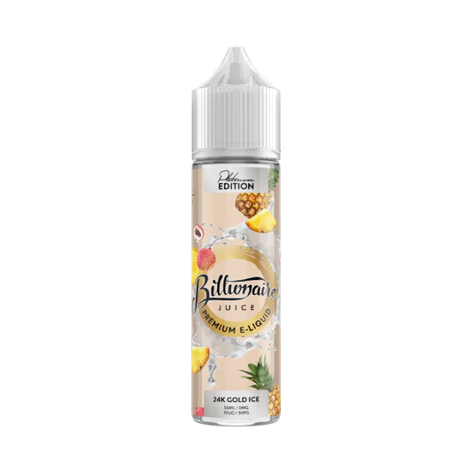 24K GOLD ICE BILLIONAIRE 50ML E-LIQUID SHORTFILLS