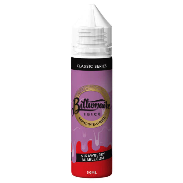 STRAWBERRY BUBBLEGUM BILLIONAIRE 50ML E-LIQUID SHORTFILLS