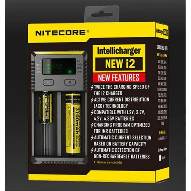 NiteCore Intellicharger i2 Battery Charger